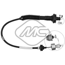 Cable de accionamiento, accionamiento del embrague - METALCAUCHO-80013