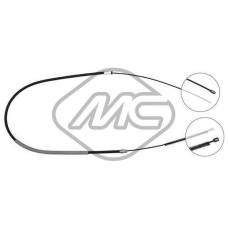 Cable de accionamiento, freno de estacionamiento - METALCAUCHO-80030