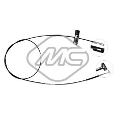 Cable de accionamiento, freno de estacionamiento - METALCAUCHO-80079