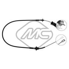 Cable de accionamiento, accionamiento del embrague - METALCAUCHO-80082