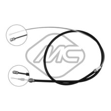 Cable de accionamiento, freno de estacionamiento - METALCAUCHO-80084
