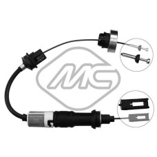 Cable de accionamiento, accionamiento del embrague - METALCAUCHO-80097