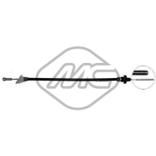 Cable de accionamiento, accionamiento del embrague - METALCAUCHO-80116