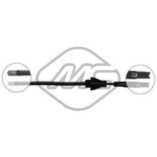 Cable del acelerador - METALCAUCHO-80129