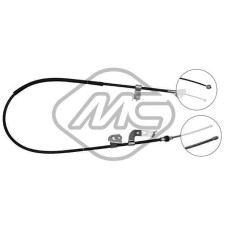 Cable de accionamiento, freno de estacionamiento - METALCAUCHO-80143