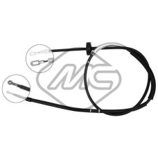 Cable de accionamiento, freno de estacionamiento - METALCAUCHO-80193