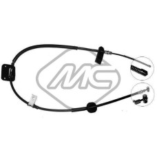 Cable de accionamiento, freno de estacionamiento - METALCAUCHO-80259