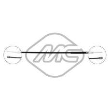 Cable de accionamiento, freno de estacionamiento - METALCAUCHO-80298
