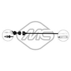 Cable de accionamiento, accionamiento del embrague - METALCAUCHO-80358