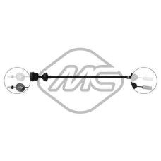 Cable de accionamiento, accionamiento del embrague - METALCAUCHO-80719