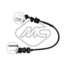 Cable de accionamiento, accionamiento del embrague - METALCAUCHO-80724