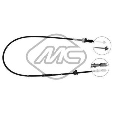 Cable de accionamiento, accionamiento del embrague - METALCAUCHO-80732