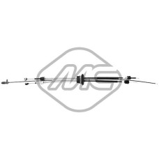 Cable de accionamiento, caja de cambios manual - METALCAUCHO-80747