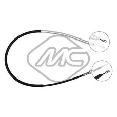 Cable de accionamiento, freno de estacionamiento - METALCAUCHO-80818