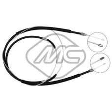 Cable de accionamiento, freno de estacionamiento - METALCAUCHO-80828