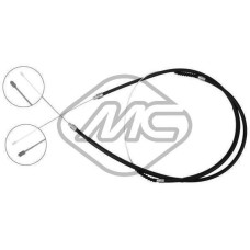 Cable de accionamiento, freno de estacionamiento - METALCAUCHO-80829