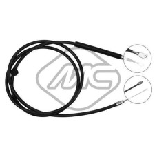 Cable de accionamiento, freno de estacionamiento - METALCAUCHO-80947