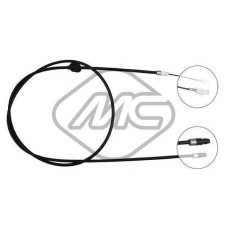 Cable de accionamiento, freno de estacionamiento - METALCAUCHO-80953