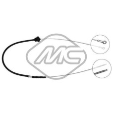 Cable de accionamiento, freno de estacionamiento - METALCAUCHO-81010