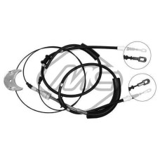 Cable de accionamiento, freno de estacionamiento - METALCAUCHO-81811