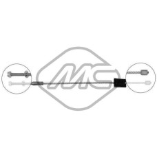 Cable de accionamiento, freno de estacionamiento - METALCAUCHO-81820