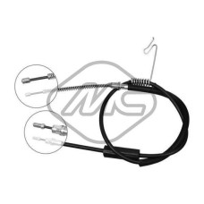 Cable de accionamiento, freno de estacionamiento - METALCAUCHO-81841