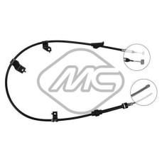 Cable de accionamiento, freno de estacionamiento - METALCAUCHO-81946