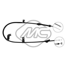 Cable de accionamiento, freno de estacionamiento - METALCAUCHO-81947