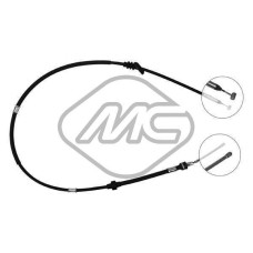 Cable de accionamiento, freno de estacionamiento - METALCAUCHO-81962