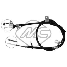 Cable de accionamiento, freno de estacionamiento - METALCAUCHO-81977