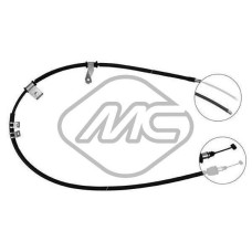 Cable de accionamiento, freno de estacionamiento - METALCAUCHO-81999