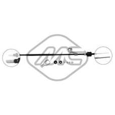 Cable de accionamiento, accionamiento del embrague - METALCAUCHO-82289
