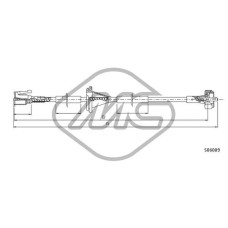 Árbol flexible del velocímetro - METALCAUCHO-82292 Árbol flexible del velocímetro - METALCAUCHO-82292