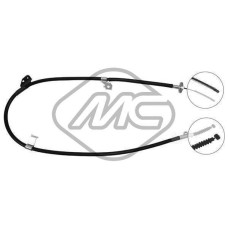 Cable de accionamiento, freno de estacionamiento - METALCAUCHO-82311