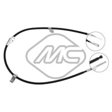 Cable de accionamiento, freno de estacionamiento - METALCAUCHO-82313