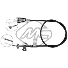 Cable de accionamiento, freno de estacionamiento - METALCAUCHO-82336