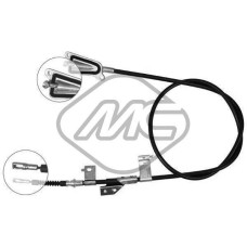 Cable de accionamiento, freno de estacionamiento - METALCAUCHO-82338