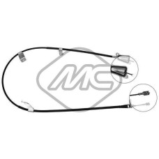 Cable de accionamiento, freno de estacionamiento - METALCAUCHO-82360