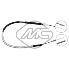 Cable de accionamiento, accionamiento del embrague - METALCAUCHO-82416