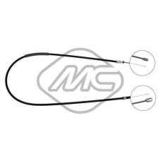 Cable de accionamiento, freno de estacionamiento - METALCAUCHO-82811