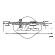 Árbol flexible del velocímetro - METALCAUCHO-82986