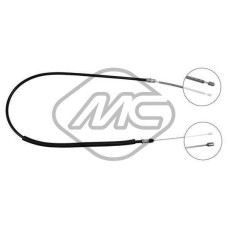 Cable de accionamiento, freno de estacionamiento - METALCAUCHO-83043
