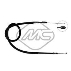 Cable de accionamiento, freno de estacionamiento - METALCAUCHO-83047