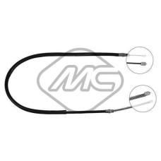 Cable de accionamiento, freno de estacionamiento - METALCAUCHO-83066