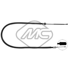 Cable de accionamiento, freno de estacionamiento - METALCAUCHO-83080