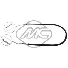 Cable de accionamiento, freno de estacionamiento - METALCAUCHO-83088