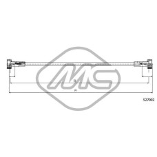Árbol flexible del velocímetro - METALCAUCHO-83280