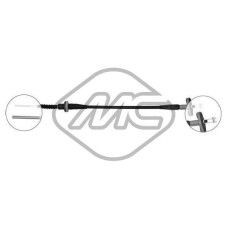 Cable de accionamiento, accionamiento del embrague - METALCAUCHO-83311