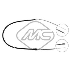 Cable de accionamiento, freno de estacionamiento - METALCAUCHO-83735