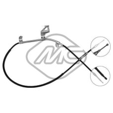 Cable de accionamiento, freno de estacionamiento - METALCAUCHO-83742